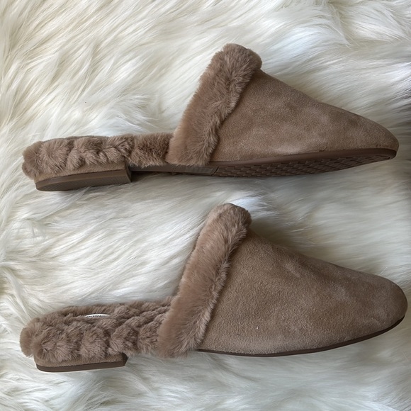 BIRDIES Women’s Songbird Faux Fur slippers - Picture 3 of 15